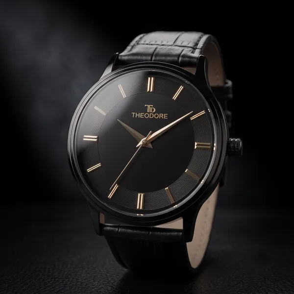 THEODORE_Men__Classic_Premium_Strap_Watch_For_Men_-_TD16611_With_1_Year_Warranty