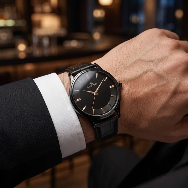 THEODORE_Men__Classic_Premium_Strap_Watch_For_Men_-_TD16611_With_1_Year_Warranty