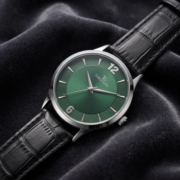 THEODORE_Men_Classic_Premium_Strap_Watch_For_Men_-_TD16606_With_1_Year_Warranty