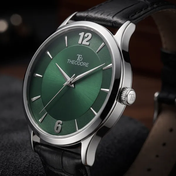 THEODORE_Men_Classic_Premium_Strap_Watch_For_Men_-_TD16606_With_1_Year_Warranty