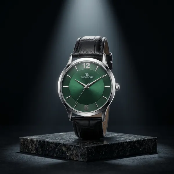 THEODORE_Men_Classic_Premium_Strap_Watch_For_Men_-_TD16606_With_1_Year_Warranty
