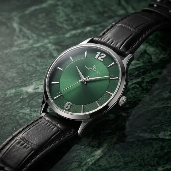 THEODORE_Men_Classic_Premium_Strap_Watch_For_Men_-_TD16606_With_1_Year_Warranty