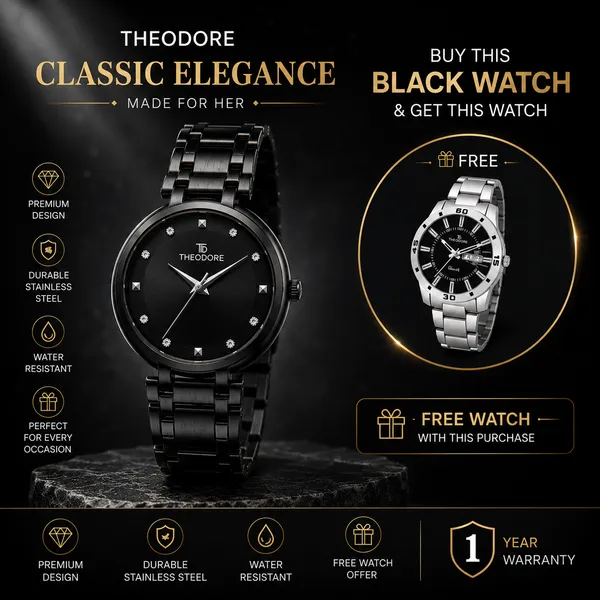 Black_Classic_Metal_Chain_Watch_for_Women_TD-16527-16189_With_1_Year_Warranty_and_FREE_Stainless_Steel_Classic_Watch