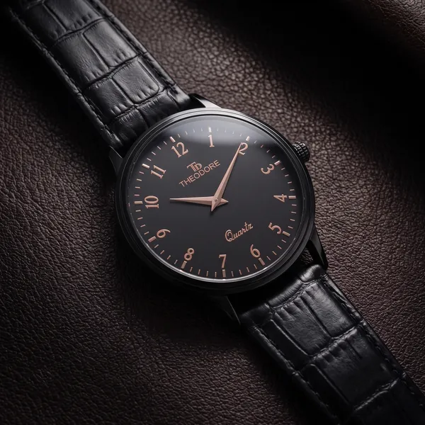 THEODORE_Men__Classic_Premium_Strap_Watch_For_Men_-_TD16612_With_1_Year_Warranty