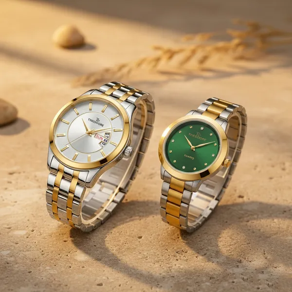 Classic_Dual_Tone_Shade_Stainless_Steel_Metal_Chain_Watch_for_Couple_-_TD408-516