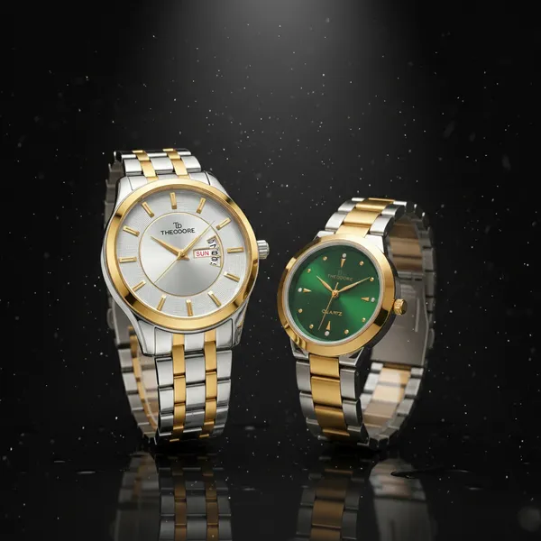 Classic_Dual_Tone_Shade_Stainless_Steel_Metal_Chain_Watch_for_Couple_-_TD408-516