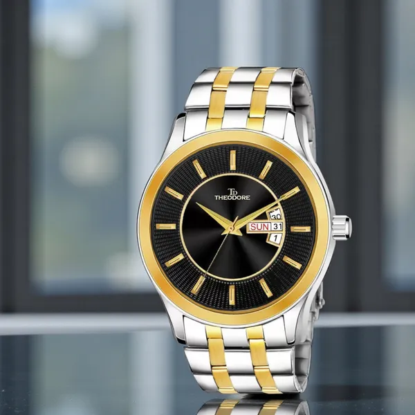 Silver_and_Black_Date_And_Day_Round_Dial_Watch_With_1_year_warranty_for_Men_TD16409