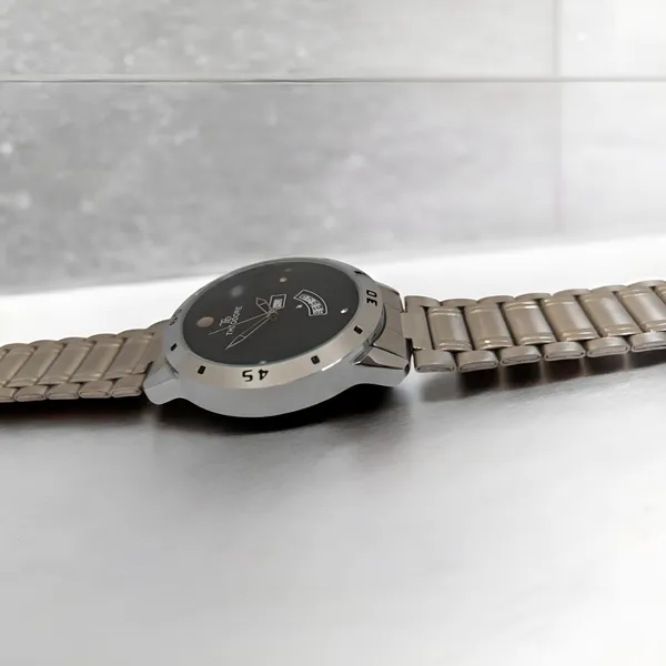 Black_Date_And_Day_Round_Dial_Watch_For_Women