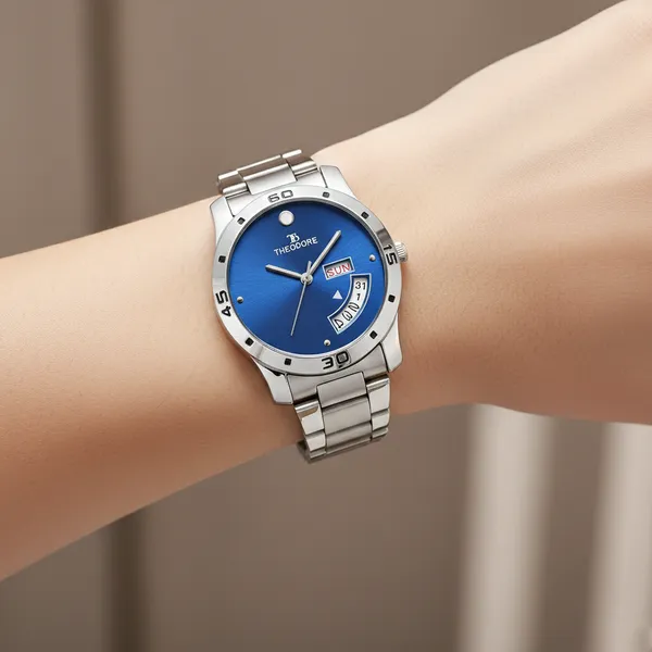 Blue_Date_And_Day_Round_Dial_Watch_With_1_year_warranty_for_Women_TD16197