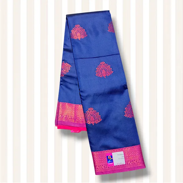 Navy_Blue_Rasmika_Silk_Saree_For_Women