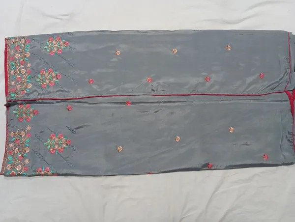 Grey_Turky_Work_Designer_Saree_For_Women