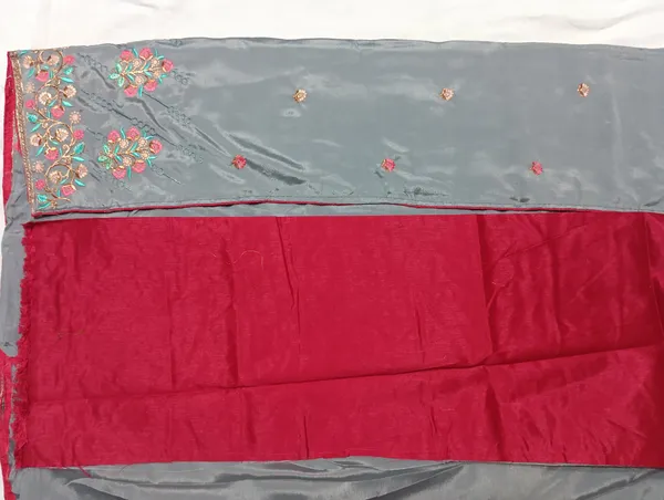 Grey_Turky_Work_Designer_Saree_For_Women