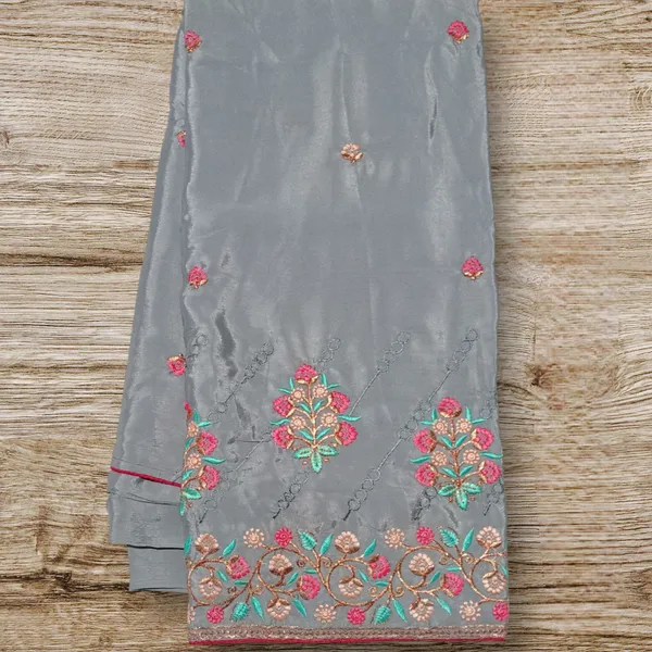Grey_Turky_Work_Designer_Saree_For_Women