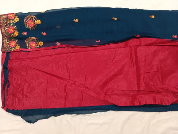 Navy_Blue_Zomato_Work_Designer_Saree_For_Women