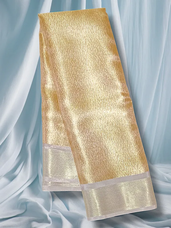 Zari_Gold_Tissue_Silk_Saree_For_Women