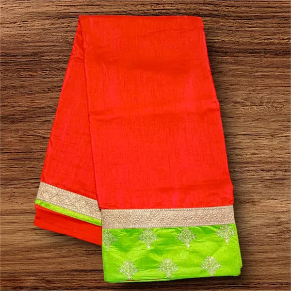 red_Turky_Borderwork_Designer_Saree_For_Women