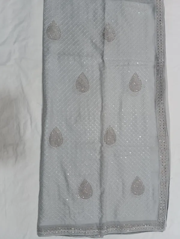 Grey_Chiffon_Work_Designer_Saree_For_Women