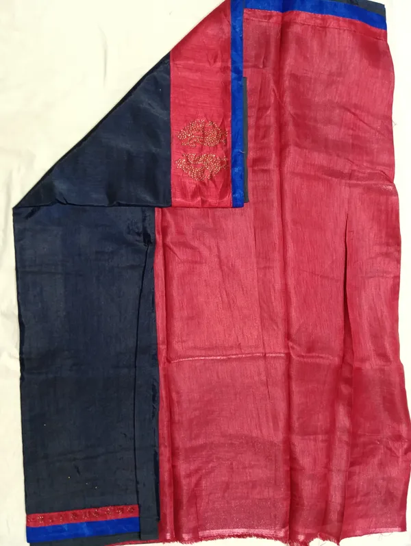 Navy_Blue_Fancy_Borderwork_Designer_Saree_For_Women