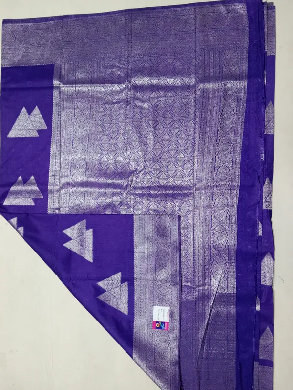 Purple_Georgette_Silk_Saree_For_Women
