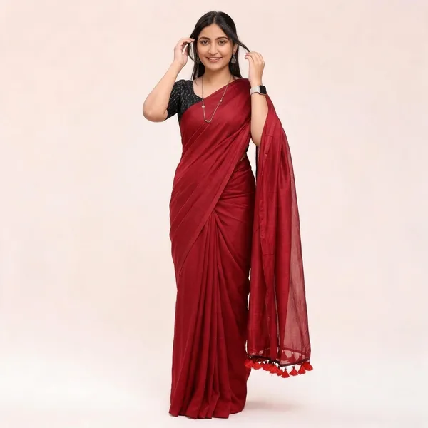 Pure_mul_cotton_Border_Saree_For_Women