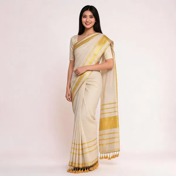 Off_White_Cotton_Kasavu_Gold_Zari_Border_Saree_For_Women