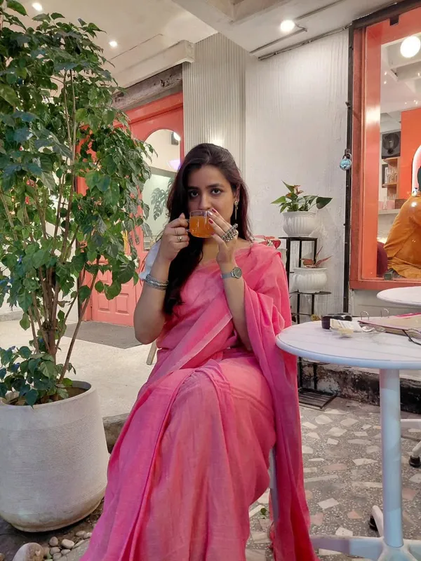 Pink_Cotton_Silk_Solid_Traditional_Saree_For_Women