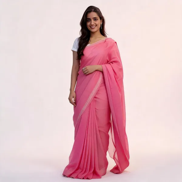 Pink_Cotton_Silk_Solid_Traditional_Saree_For_Women