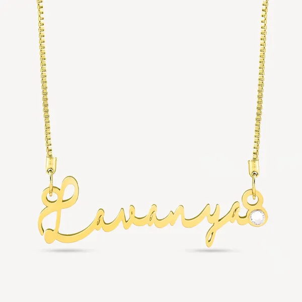 Diamond_Signature_Name_22K_Gold_Plated_Necklace