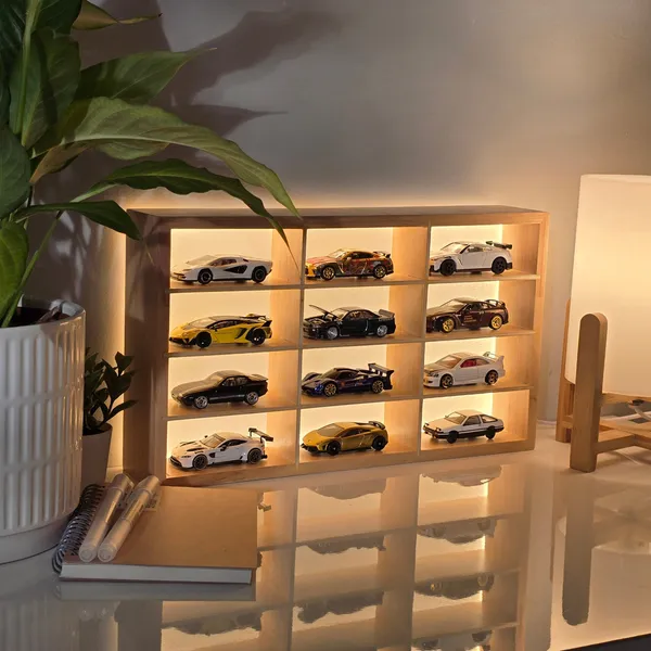 Wooden_Light_Up_Exclusive_Drop_Led_Hot_Wheels_Cars_Organizer