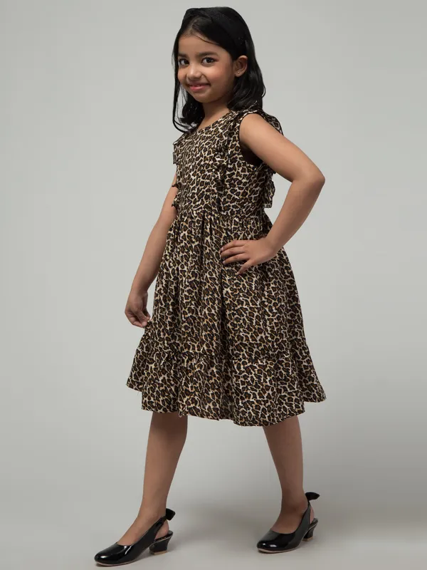 Brown_Solid_Evening_Dress_For_Girls