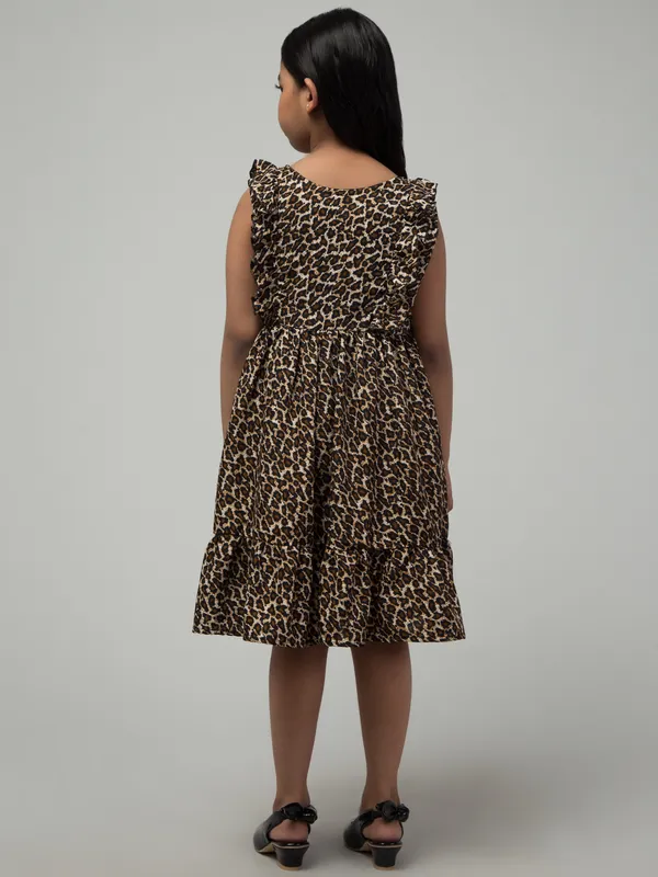 Brown_Solid_Evening_Dress_For_Girls
