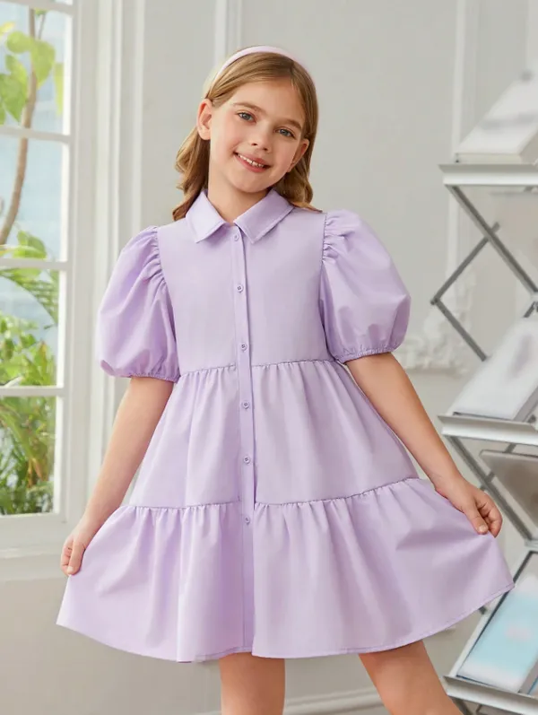 Purple_Solid_Outdoor_Party_Dress_For_Girls