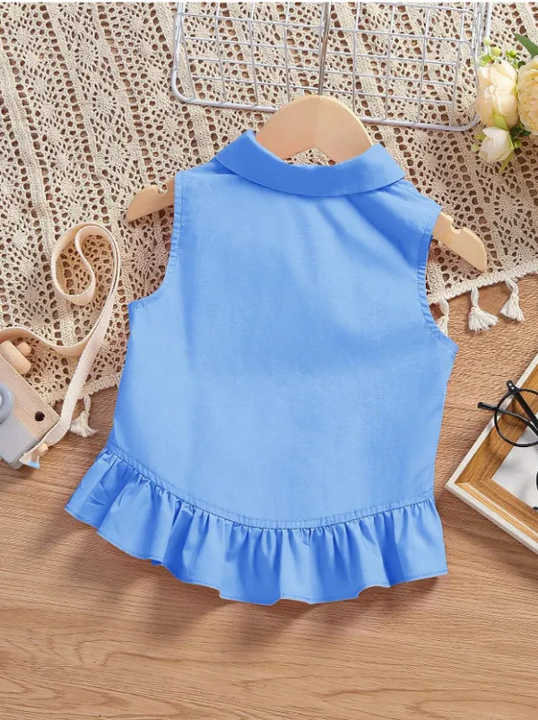 Sky_Blue_Solid_Casual_Tops_For_Girls