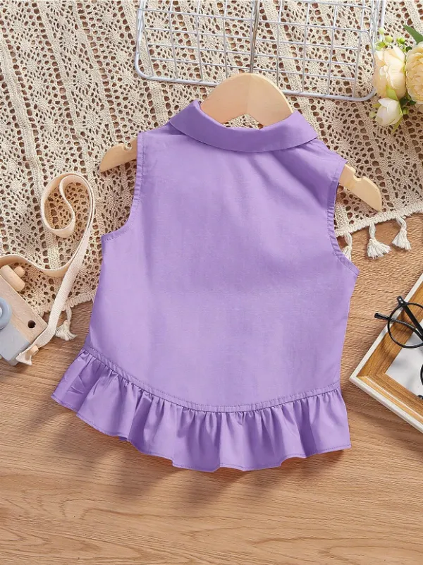 Lavender_Solid_Regular_Fit_Tops_For_Girls