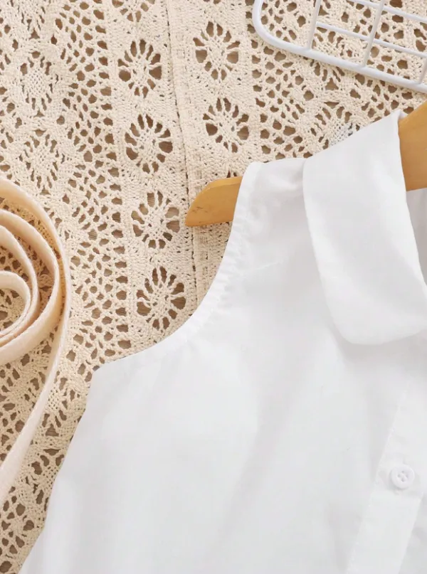 White_Solid_Casual_Tops_For_Girls