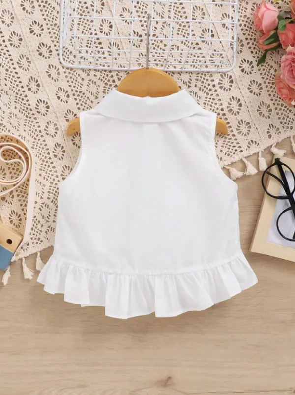 White_Solid_Casual_Tops_For_Girls