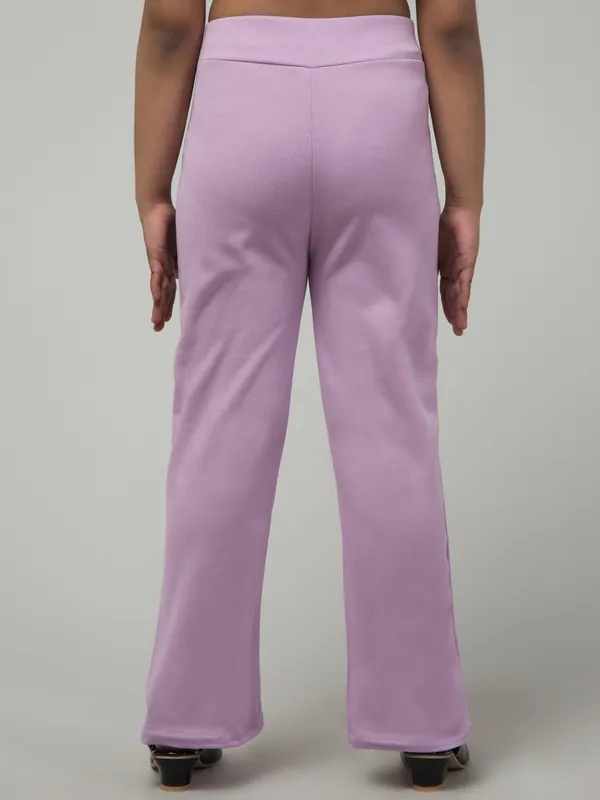 Purple_Solid_Casual_Trousers_For_Girls