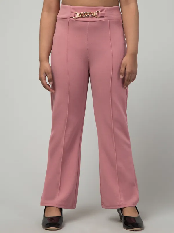 Pink_Solid_Casual_Trousers_For_Girls