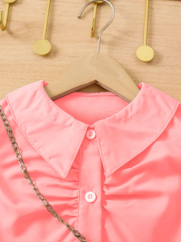 Peach_Solid_Casual_Tops_For_Girls