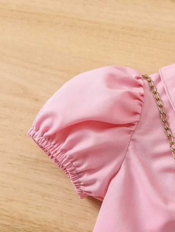 Pink_Solid_Casual_Tops_For_Girls