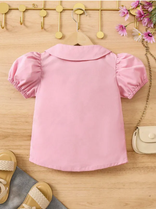 Pink_Solid_Casual_Tops_For_Girls