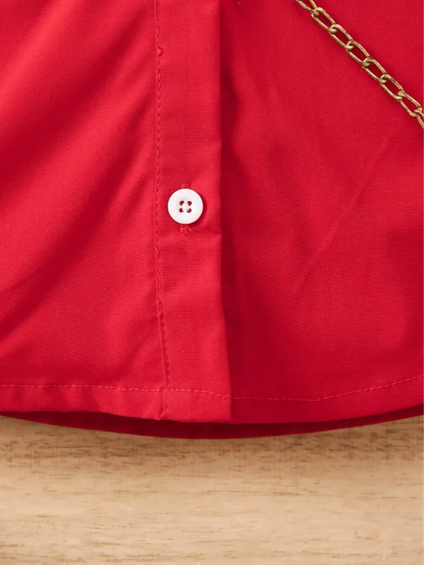 Red_Solid_Casual_Tops_For_Girls