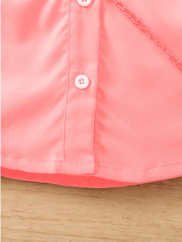 Peach_Solid_Casual_Tops_For_Girls