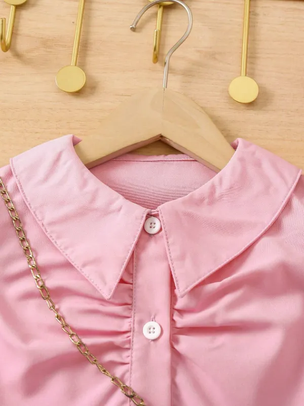 Pink_Solid_Casual_Tops_For_Girls