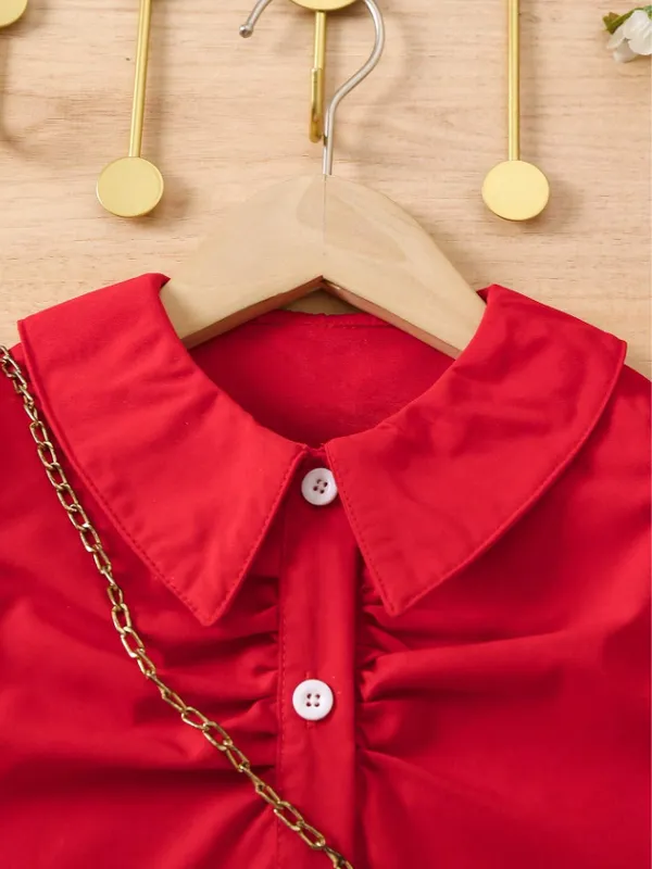 Red_Solid_Casual_Tops_For_Girls