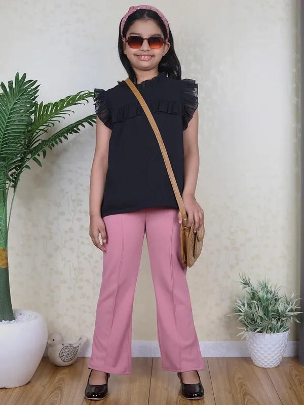 Black_Solid_Birthday_Tops_For_Girls