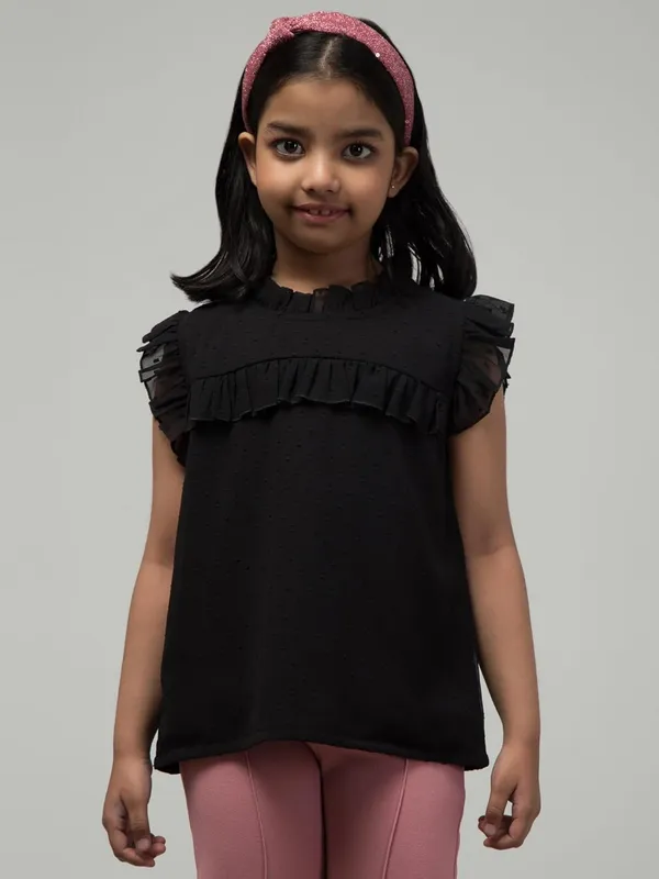 Black_Solid_Birthday_Tops_For_Girls