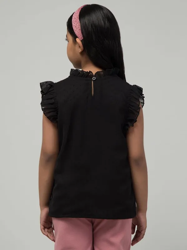 Black_Solid_Birthday_Tops_For_Girls