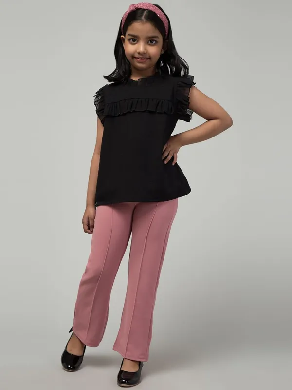 Black_Solid_Birthday_Tops_For_Girls