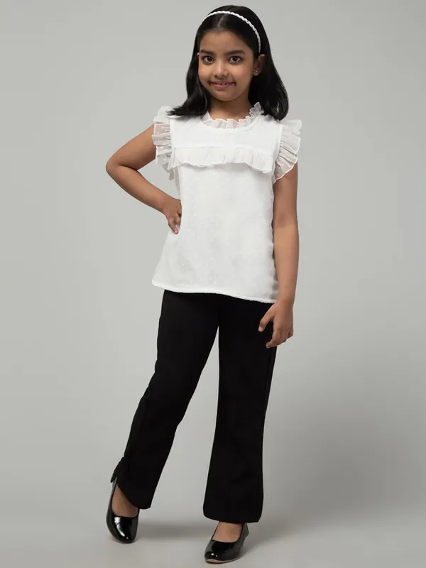 White_Solid_Birthday_Tops_For_Girls